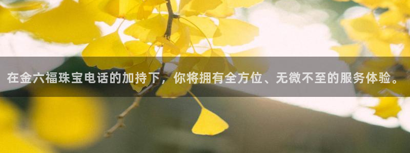 新宝5平台登录注册：在金六福珠宝电话的加持下，你将拥有全方位、无微不至的服务体验