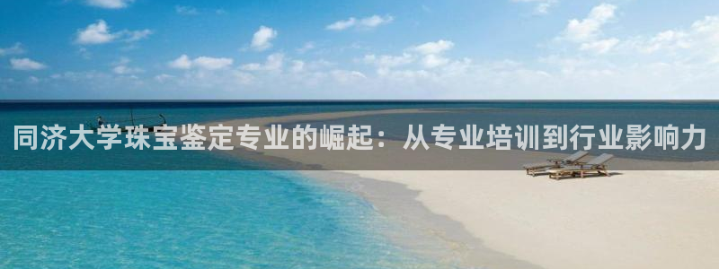 新宝5苹果手机下载：同济大学珠宝鉴定专业的崛起：从专业培训到行业影响力