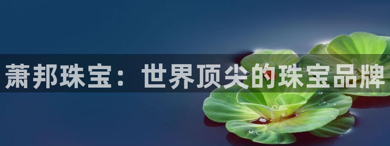 新宝5平台登陆：萧邦珠宝：世界顶尖的珠宝品牌