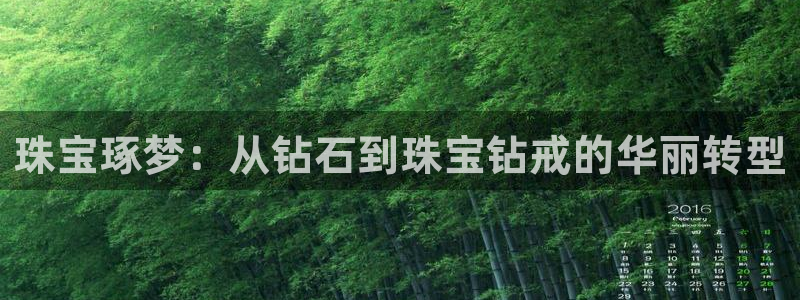 新宝5登录平台：珠宝琢梦：从钻石到珠宝钻戒的华丽转型