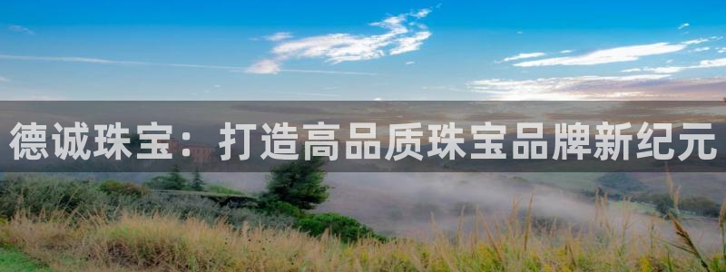 新宝5娱乐代理：德诚珠宝：打造高品质珠宝品牌新纪元