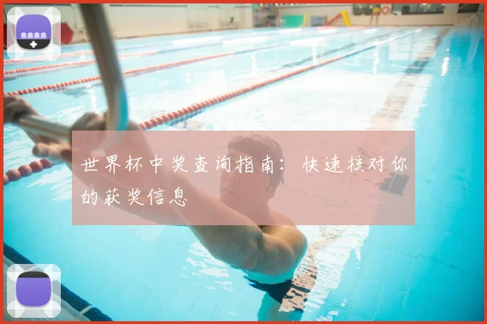 世界杯中奖查询指南：快速核对你的获奖信息