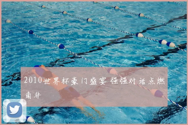 2010世界杯豪门盛宴 强强对话点燃南非